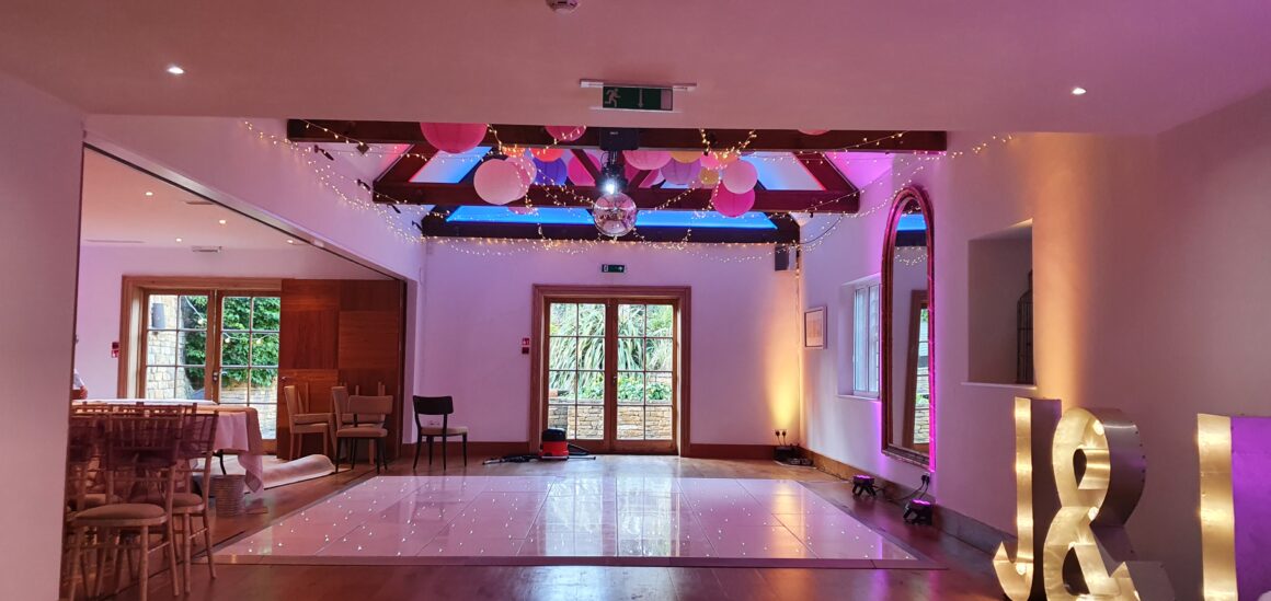 lanterns & dance floor hire at Cotswold House hotel, Chipping Campden