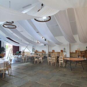 ceiling drape hire, oxfordshire