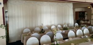 top table starcloth backdrop