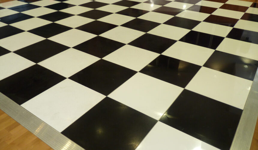 black & white dance floors - 20ft x 20ft